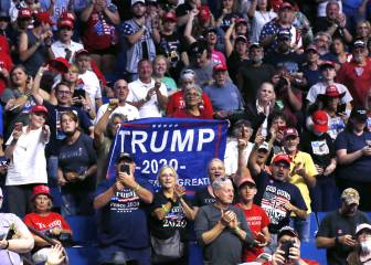 Seis trabajadores de Trump en Tulsa dan positivo a Covid- 19 antes del mitin