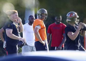 Brady y Gronk desafían a la NFLA con sus prácticas