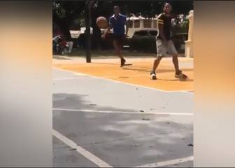 A este jugador de baloncesto, no lo detiene nada