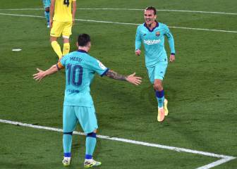 El Barça no baja la guardia en su lucha y goleó al Villarreal