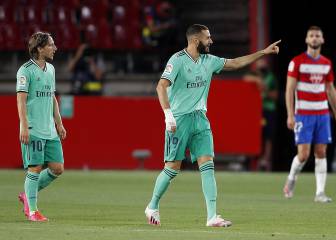Benzema marca el segundo y huele a goleada del Madrid