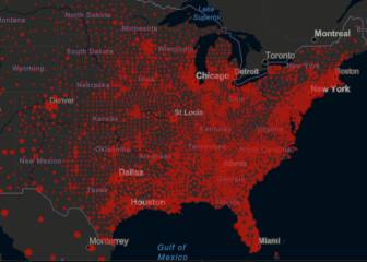 Casos y muertes por estado de coronavirus en USA; 16 de julio