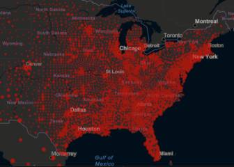 Casos y muertes por estado de coronavirus en USA; 17 de julio