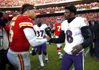 Lamar se fija como meta emular a Patrick Mahomes