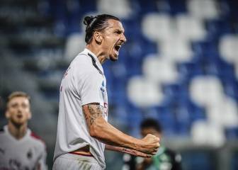 ¡Enorme Zlatan! Revive su doblete ante el Sassuolo