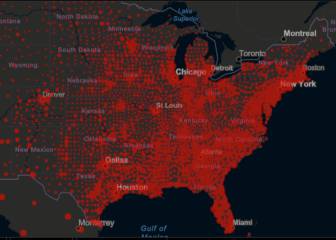 Casos y muertes por estado de coronavirus en USA; 23 de julio