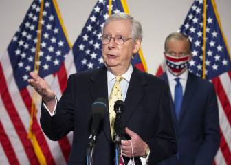 Mitch McConnell apoya una segunda ronda de pagos