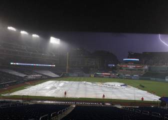 La lluvia no cedió y la MLB le da el triunfo a los Yankees