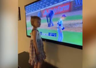 El emotivo gesto de esta hija de un bateador de la MLB