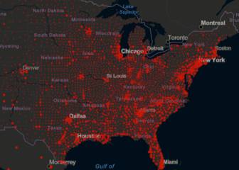 Casos y muertes por estado de coronavirus en USA; 30 de julio