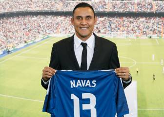 A 6 años de la presentación de Keylor Navas en el Bernabéu