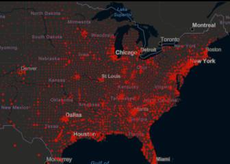 Casos y muertes por estado de coronavirus en USA; 6 de agosto