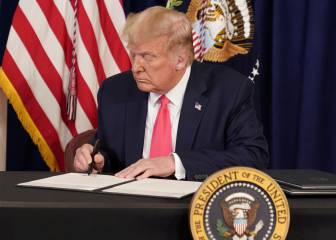$400 ayuda al desempleo: Donald Trump firma la orden 