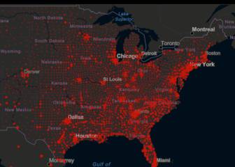 Casos y muertes por estado de coronavirus en USA; 13 de agosto