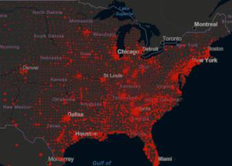 Casos y muertes por estado de coronavirus en USA; 21 de agosto
