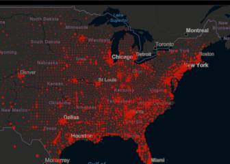 Casos y muertes por estado de coronavirus en USA; 28 de agosto