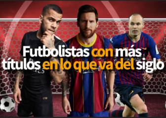 Messi entre los jugadores con más títulos en lo que va del siglo
