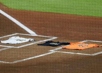 A’s y Astros protestan en Jackie Robinson Day