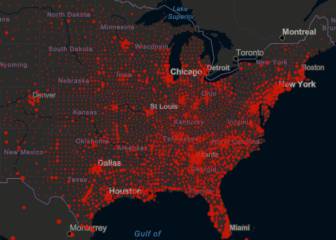 Casos y muertes por estado de coronavirus en USA; 2 de septiembre
