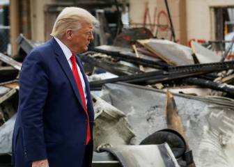 Trump visita Kenosha y promete hacerse cargo de los daños