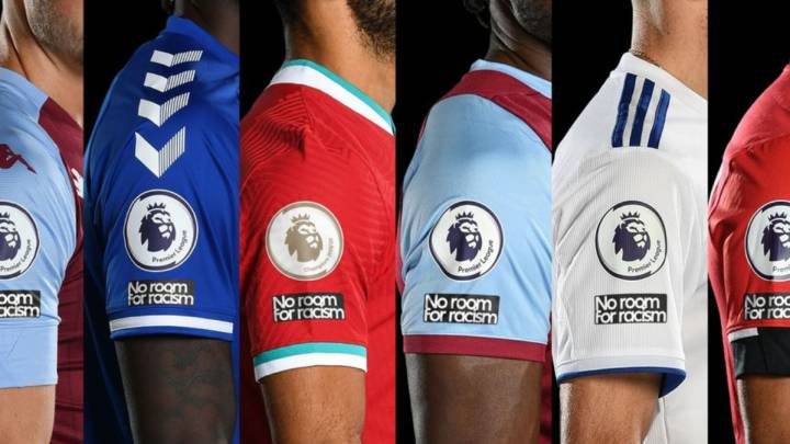 La Premier League reemplazará logo de Black Lives Matter en sus camisetas