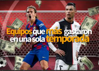Equipos europeos que más gastaron en una temporada