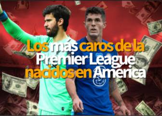 Pulisic entre los más caros de la Premier nacidos en América