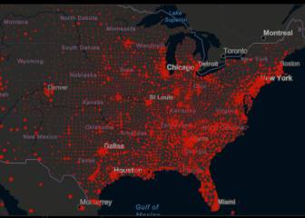 Casos y muertes por estado de coronavirus en USA; 18 de septiembre