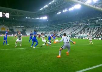 La acción de Weston Mckennie en su debut con la Juventus que terminó en el segundo gol
