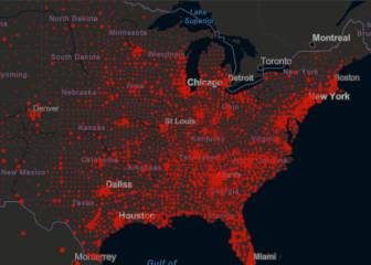 Casos y muertes de coronavirus por estado en USA; 25 de septiembre