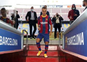 Así fue la primera práctica de Dest y De la Fuente en el Barça