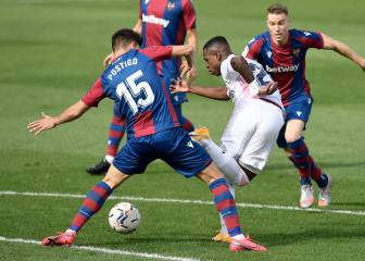Vinicius se pierde el doblete; Levante 0-1 Real Madrid