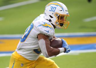 Ekeler, de cuatro a seis semanas fuera para los Bolts