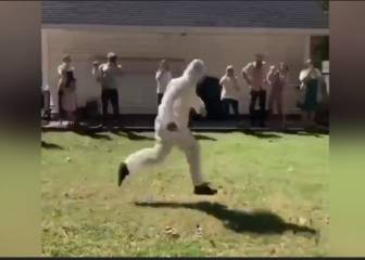 Derrick Henry y su creativo revelador de género para su bebé