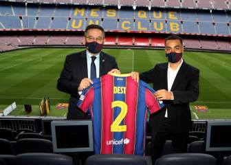 Sergiño Dest y la maldición de la camiseta 2 en el Barcelona