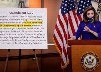 Pelosi cuestiona si Trump puede seguir en la presidencia
