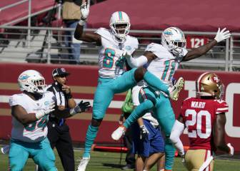 Dolphins sorprenden a los Niners