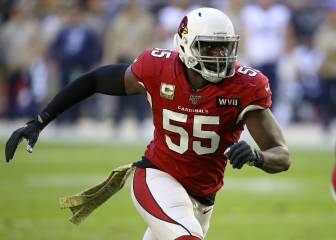Cardinals pierde a Chandler Jones por el resto del año