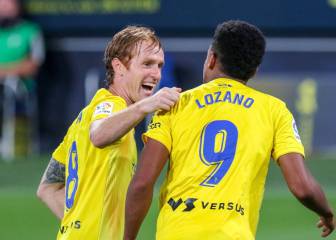 Choco Lozano le da la ventaja a Cádiz contra el Real Madrid