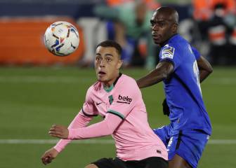 Dest casi asiste a Messi en su primera titularidad con el Barça