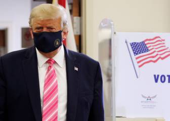 Donald Trump ya efectuó su voto en Florida 