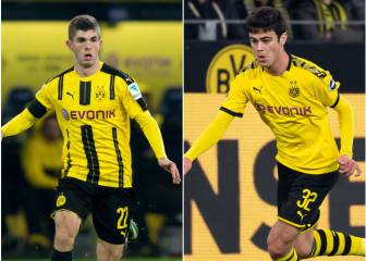 La comparación de Pulisic y Reyna según la Bundesliga