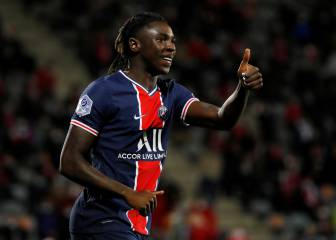 ¡El PSG ya vence al Dijon! Así fue el gol de Moise Kean