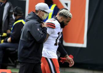 Reporte: Browns temen lesión de gravedad en rodilla de OBJ