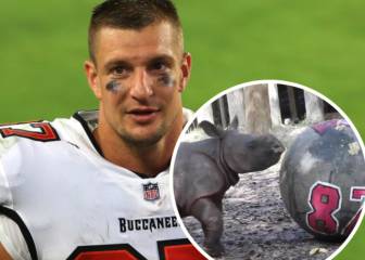 Zoológico de Tampa nombra a rinoceronte en honor a 'Gronk'
