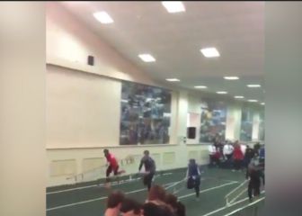 La carrera más rara que verás es la de escaleras