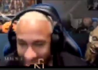 Neymar y su reacción al ser sorprendido en pleno streaming