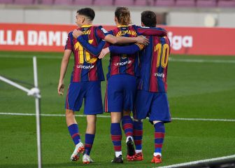Así fue el gol de Pedri tras la jugada de tacón de Messi: 5-2