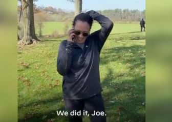 ¡Emoción pura! La llamada del triunfo de Kamala Harris a Joe Biden