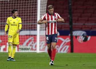 El gol de Llorente ante Cádiz; el Atleti lo gana 2 a 0